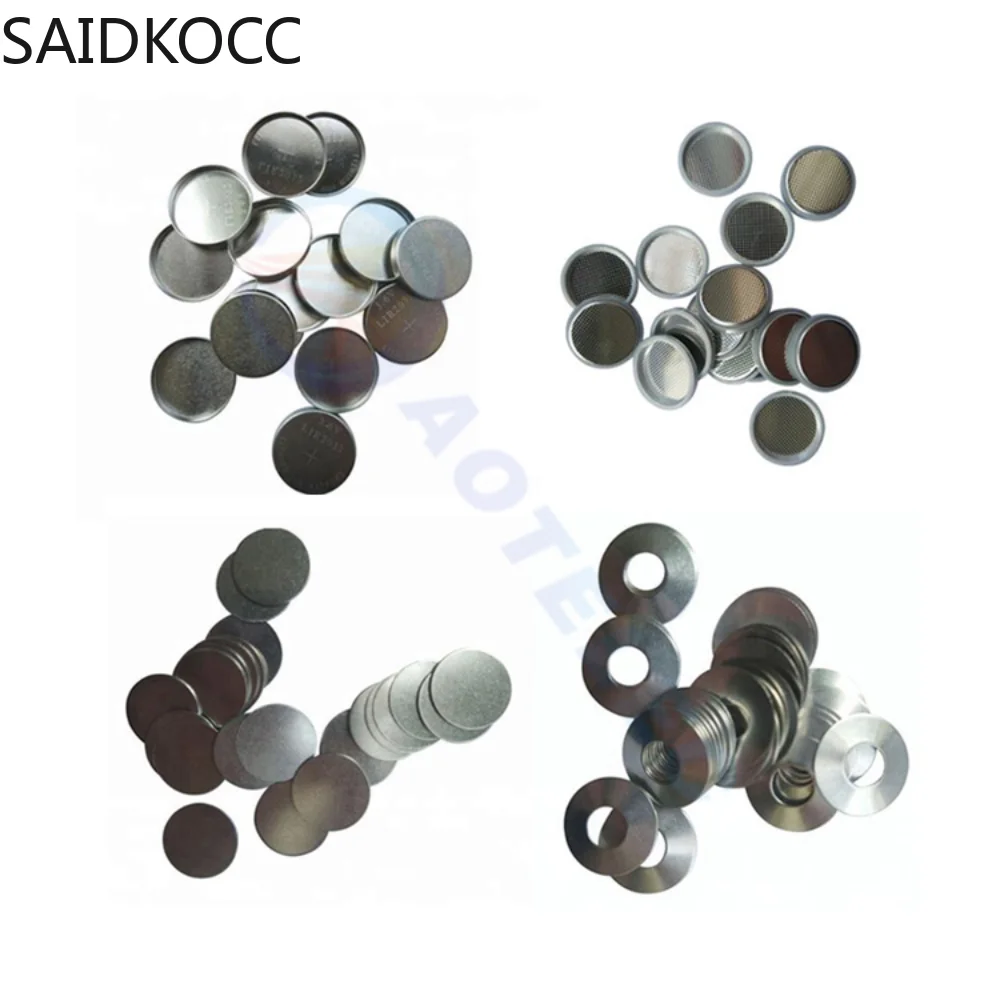 

SAIDKOCC 316 Stainless Steel CR2032 Coin Cell Cases with Conical Spring and Spacer