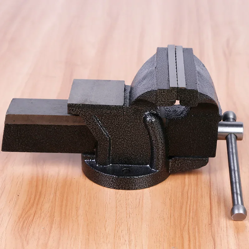 1pc Heavy Duty Bench Vise Household Vise Bench 3 Inch Small Bench Vice Clamp 360 Degree Rotation
