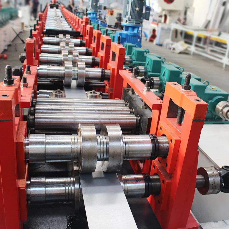 C Z Purlin C U Channel Roll Forming Machine Mesin Cold Forming Mesin Gutter Roll Forming