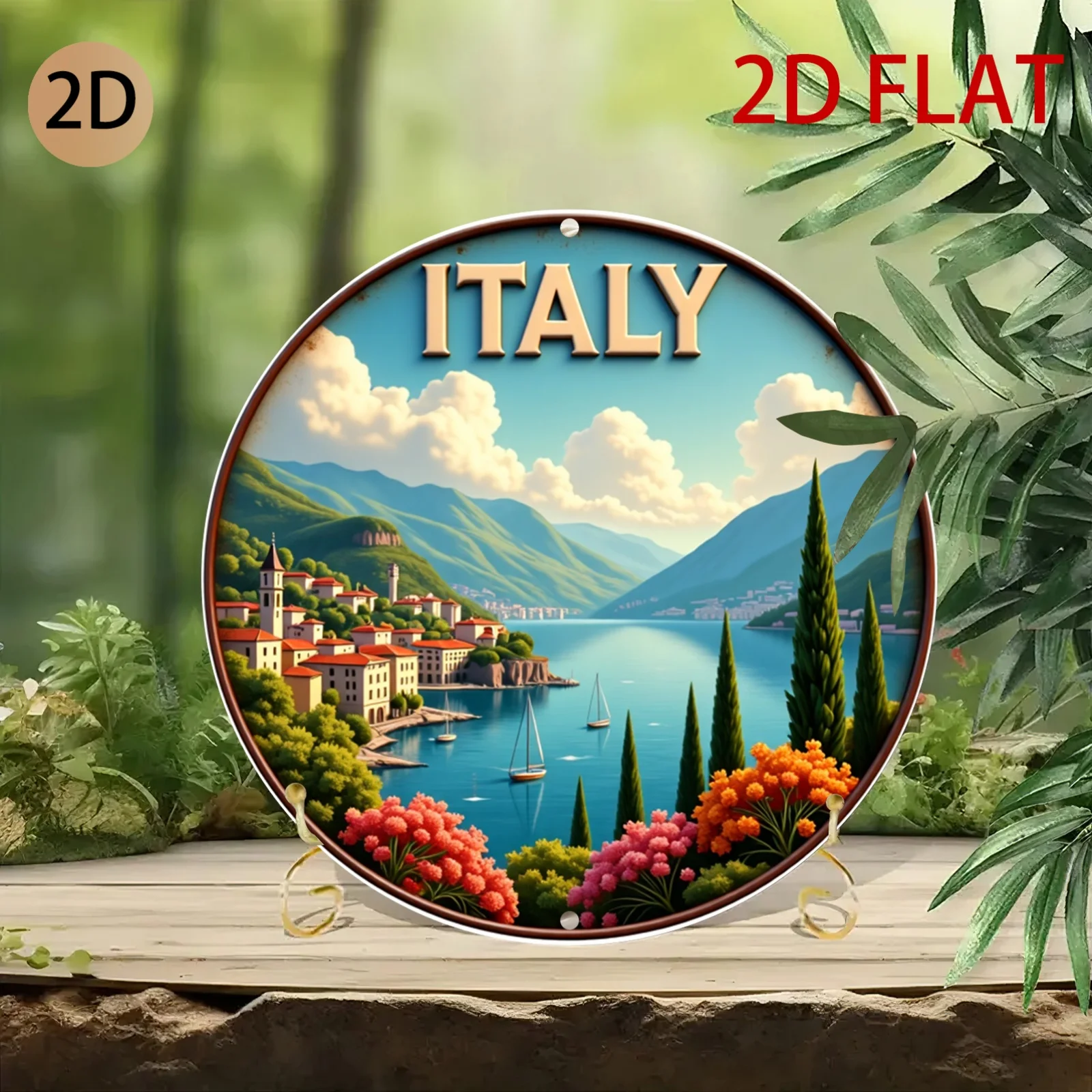 2D Płaski Okrągły Włoski Krajo – Home Decor Logo Design recenzja i cena