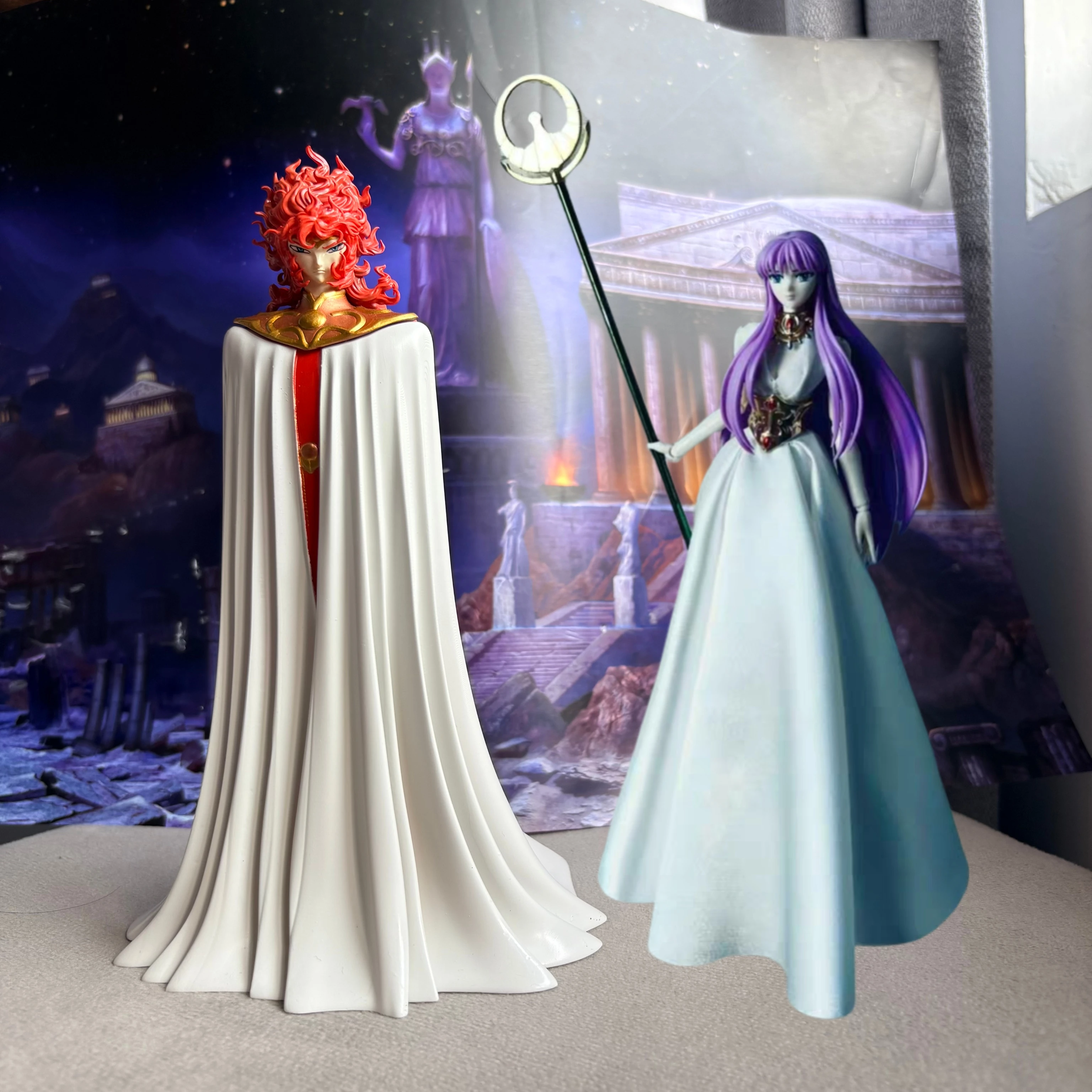 Saint Seiya: Heaven Chapter Apollo, o Deus do Sol, o Deus Cosmico Estátua de Resina Brinquedo Modelo de Figura Colecionável