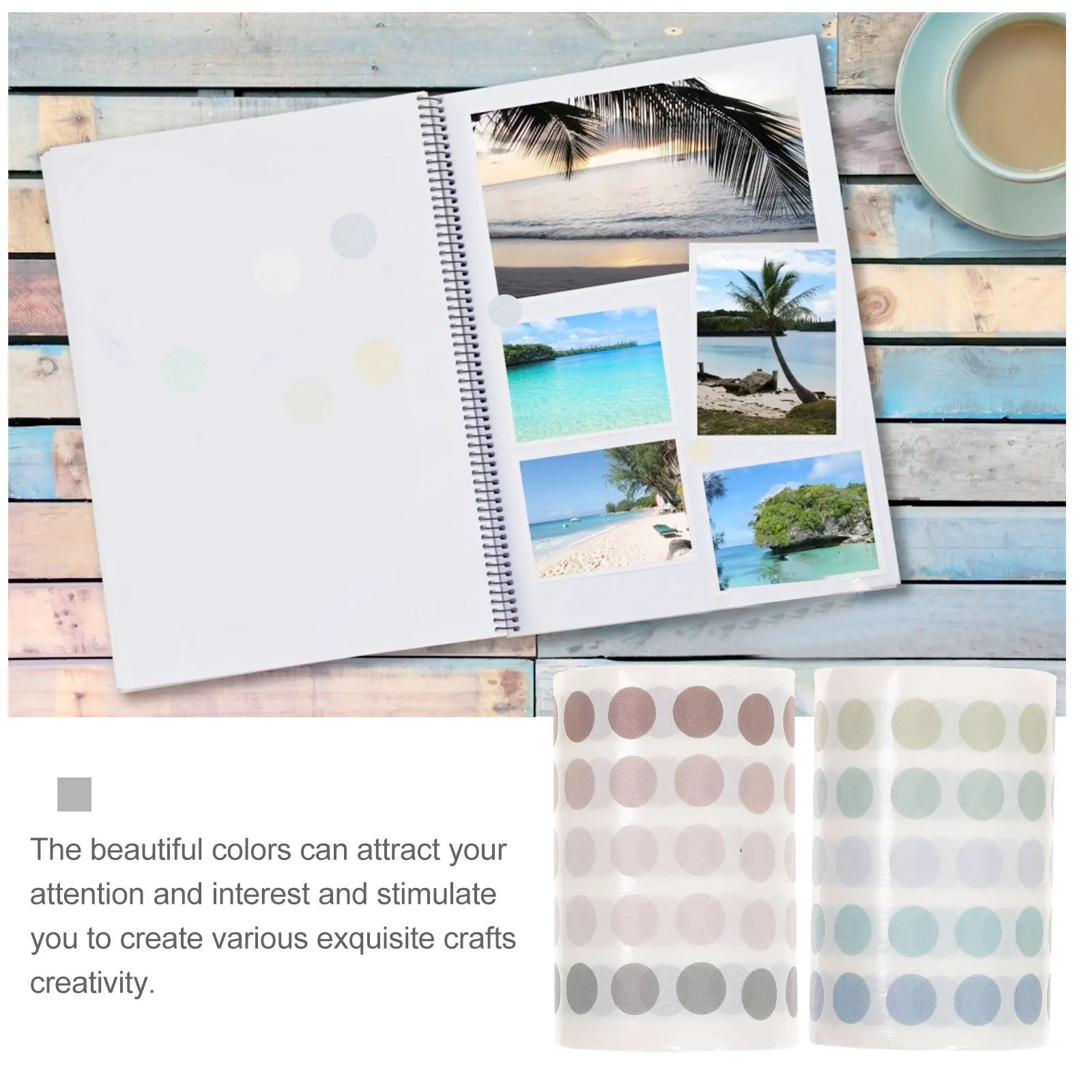 

Round Dot Stickers Colored Self Adhesive Craft Seal Decals Scrapbook Decorative Labels Fine Workmanship Colored Dot Stickers