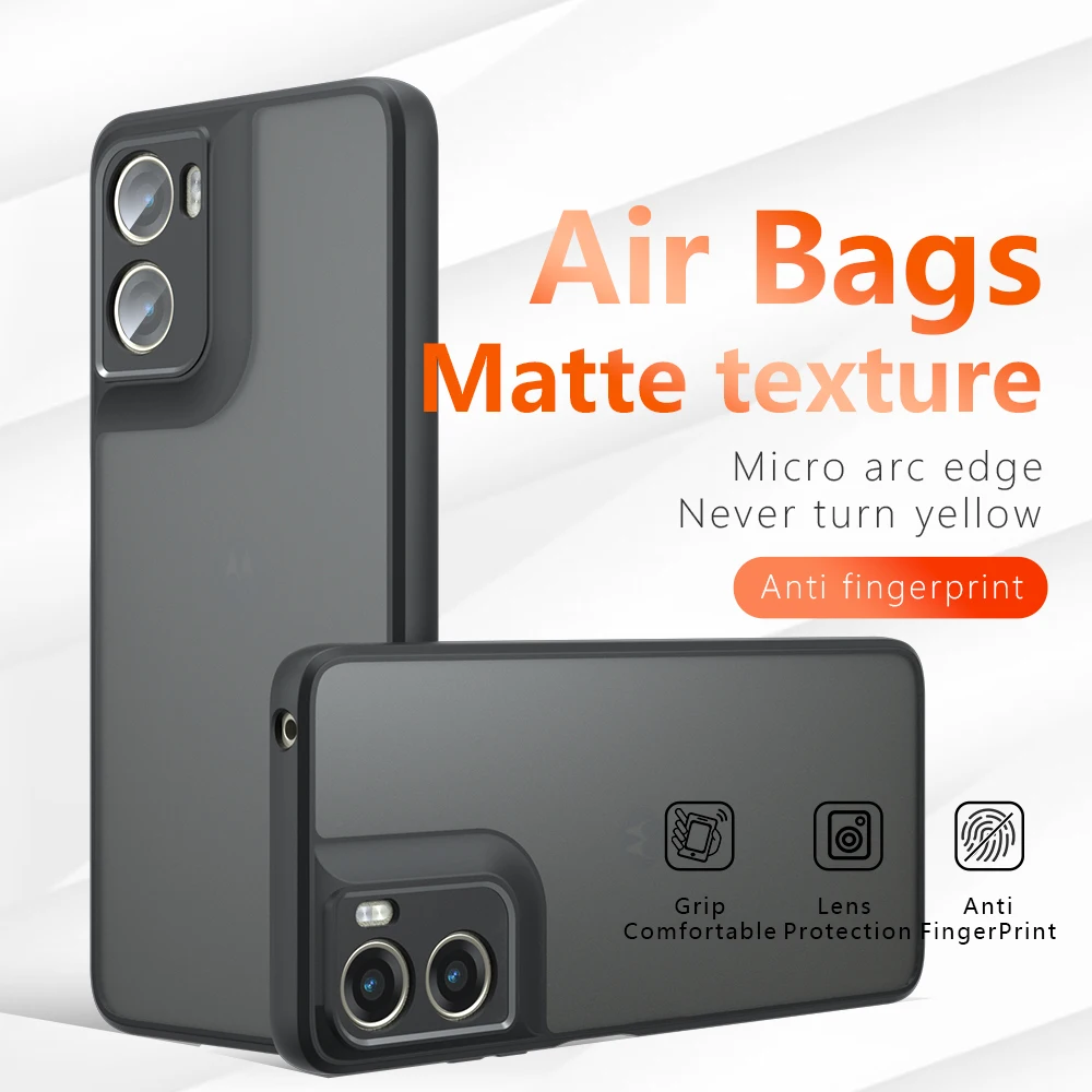 Skin Sensation Airbag Anti Drop Case Cover for Motorola G06 Mircropyle Back Case Cover Moto G86 Power Coque Motorola G100 G100S
