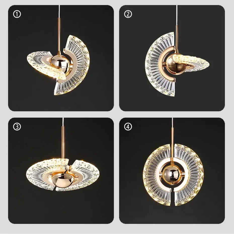 Modern Led Pendant Lights Hanging Lamp Indoor Decoration Lights For Bedside Living Dining Room Kitchen Pendente  Lighting