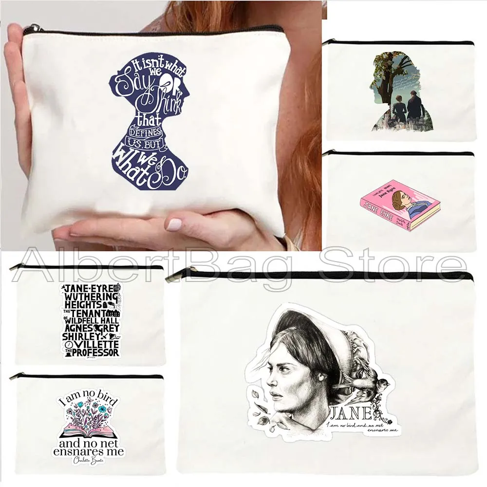 

Джейн Эйр Арт Роман Книги Любитель Фанат Симпатичные Подарки Цитаты Художественный Принт Холст Косметички Макияж Туалетная Сумка Пенал Сумка На Молнии