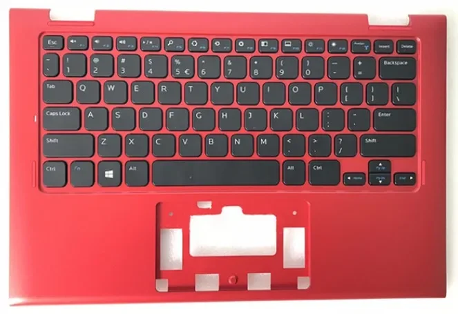 Imagem -04 - Tampa Traseira Lcd para Dell Inspiron 11 3147 3148 Dobradiça 0pv73d Teclado Palmrest Tampa Superior Fundo Case 0ntwjn Vermelho Novo