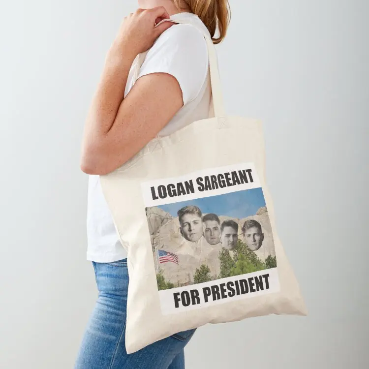 

F1 Driver Logan Sargeant for President - On Mount Rushmore Tote Bag canvas shopping bag Women's shopping bag Cloth bags