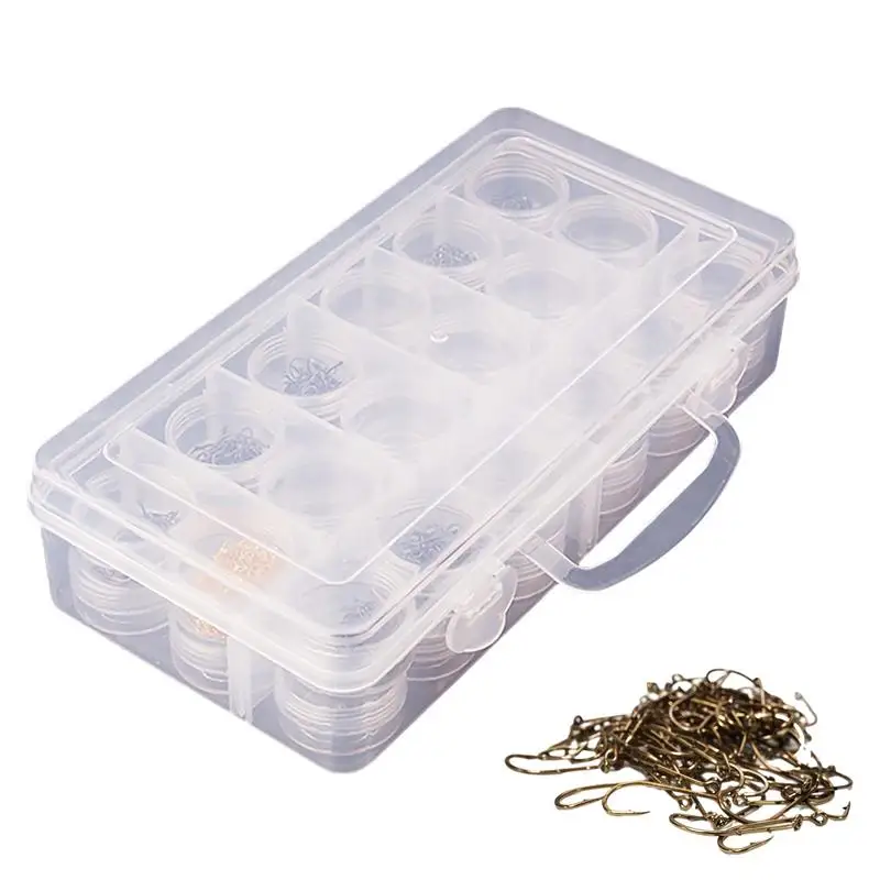 Bait Box Fishing Buckle Type Lure Box With Independent Cells Reusable Jewelry Box Multifunctional Easy Access Small Cosmetic