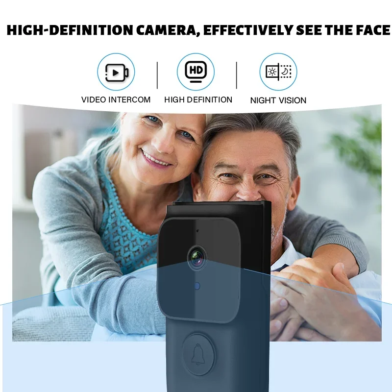 4.3Inch IPS Screen Wireless Intercom Smart  Visual Doorbell Video Door Phone Peephole Viewer Door Camera