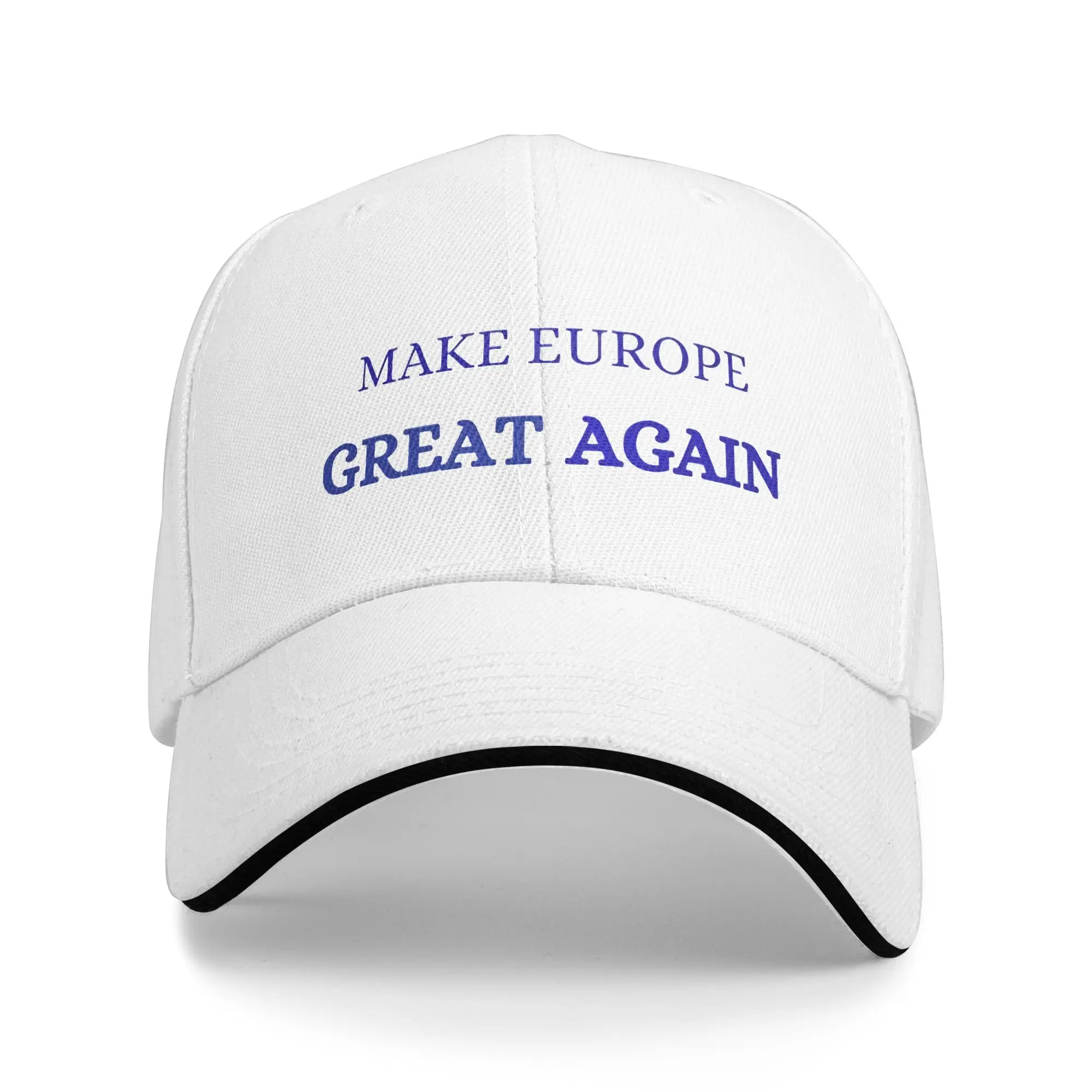 MEGA Make Europe Great Again  Sun Baseball Cap  Summer y2k Cute Hip Hop Hats For Men Adult Outdoor Gym Baseball Caps