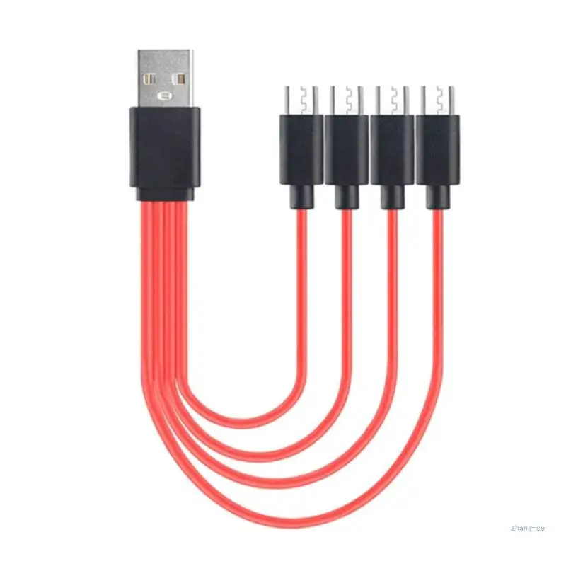 M5TD Micro USB Cable 4 in 1 Charging Cable Micro USB Adapter Cable Data Sync Micro USB Split Charging Cord For Android Phone