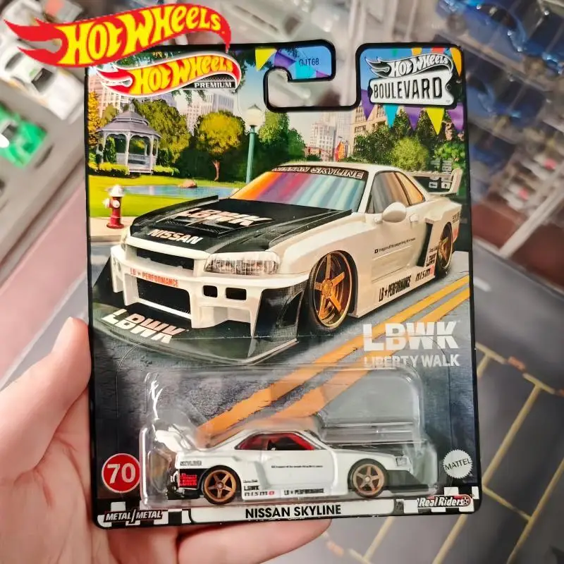 Hot Wheels GJT 68 Wind En Vuur Wiel Boulevard 17 Blvd Legering Model Auto Nissan Skyline Gtr 34 Volkswagen Porsche Dodge Kerstcadeaus