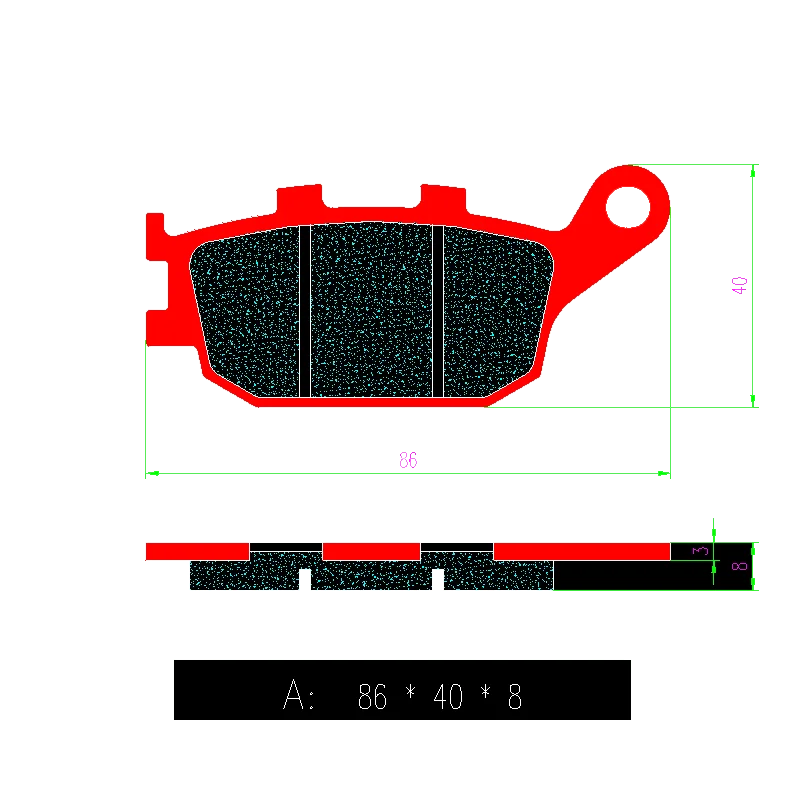 Ceramic Front Rear Brake Pads For Yamaha FZ6 Fazer S2 MT07 MT-07 MT 09 07A Tracer XSR 700 900 FZ8 MT09 MT-09 YZF R6 R7