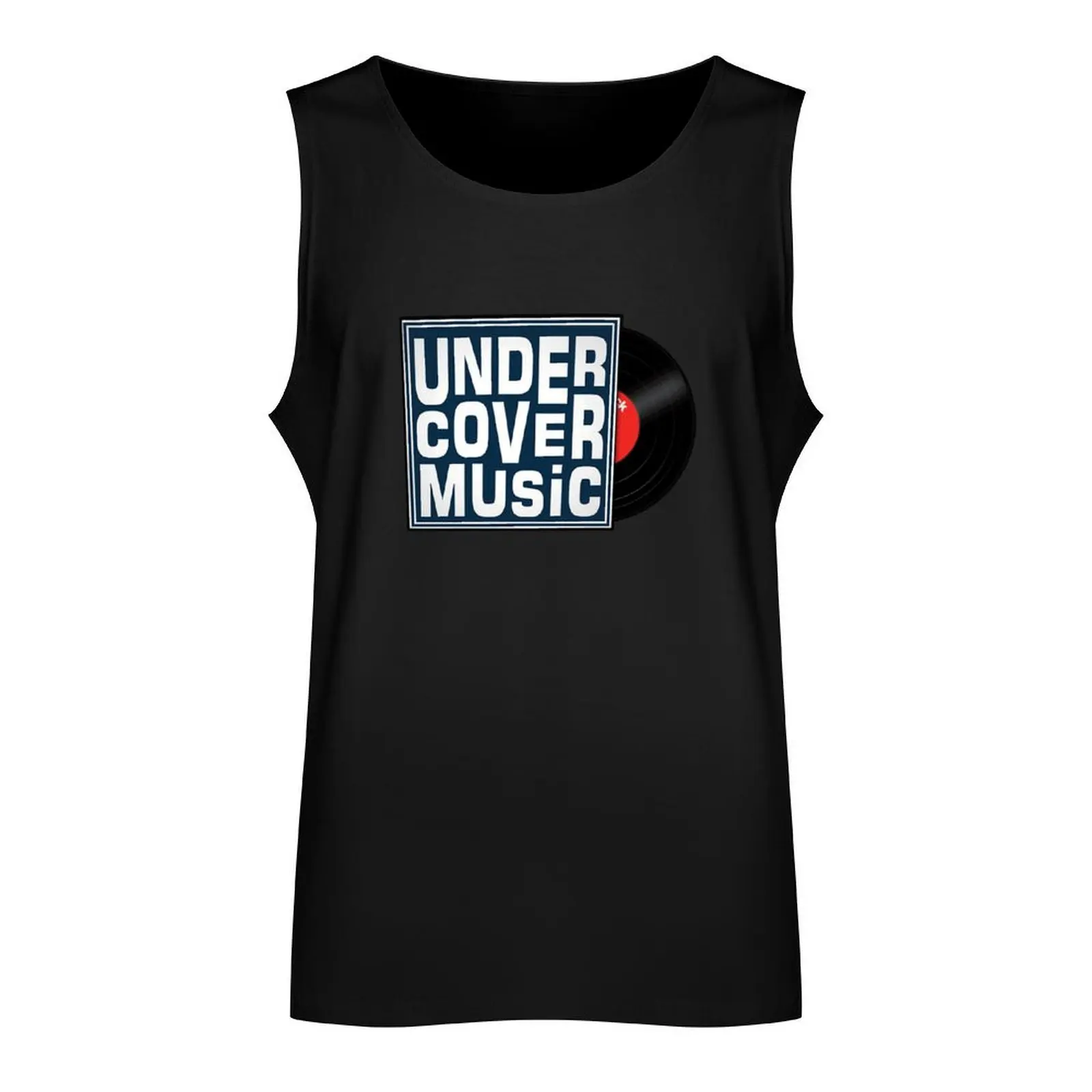 Undercover Music - Vinyl Logo Tank Top t shirts Sleeveless T-shirt