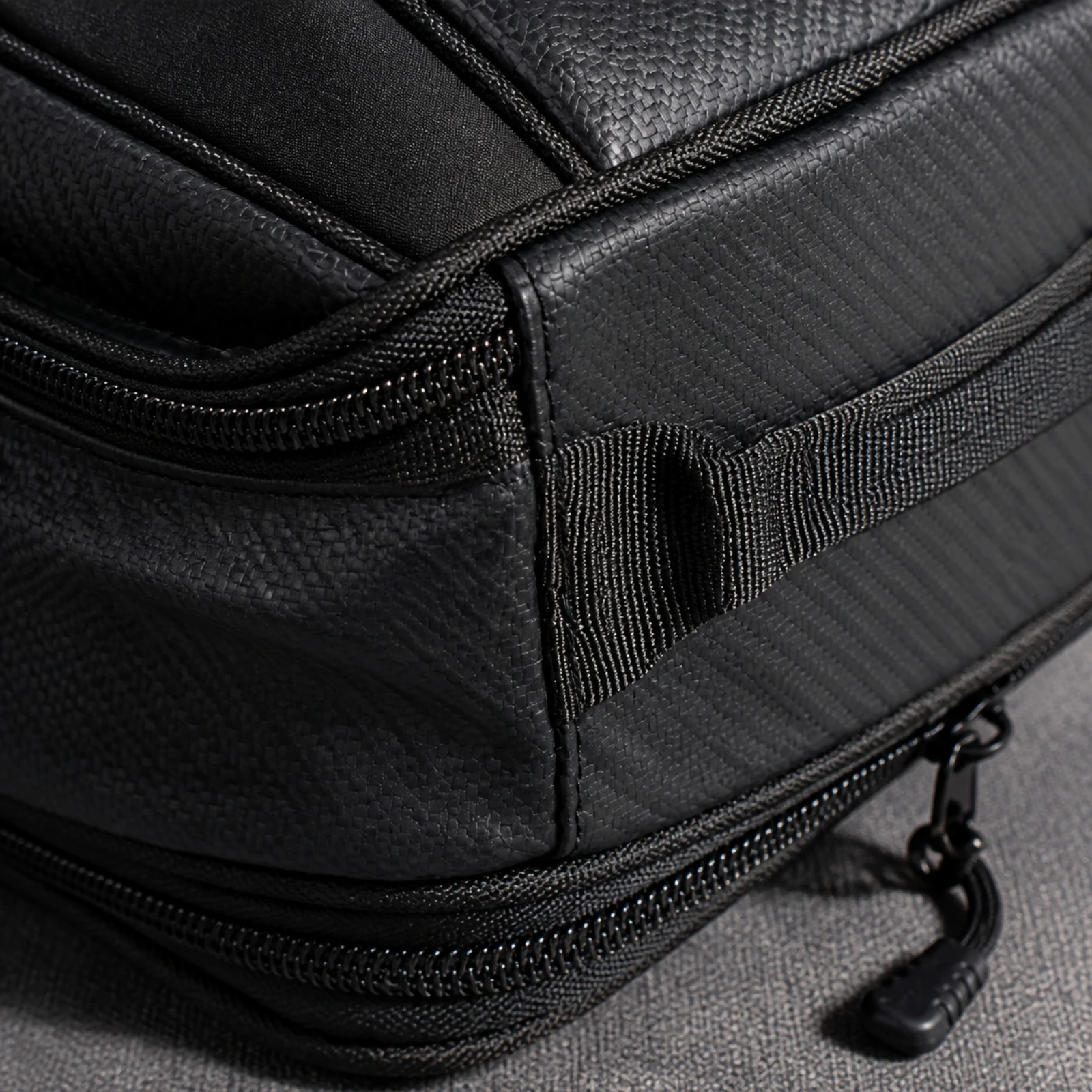 Motorcycle Rear-Seat Luggage Bag Padded Motorcycle Tail Bag with Waterproof Cover Adjustable Streamlined for Touring Riders