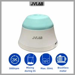 JVLAB Lab Mini Vortex Mixer 3000RPM Portable Ink Electric Liquid Orbital Stirrer Mixing Color Pigment Bottle Shaker