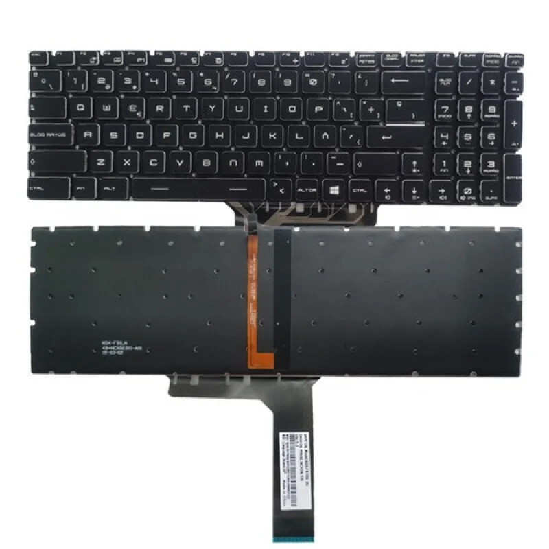 A+ Latin Spanish Keyboard NEW for MSI GT62VR GT72 GT72S GT72VR GT73VR GS60 GS70