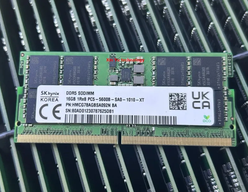 SK Hynix PC5 16GB 1Rx8 5600B DDR5 5600MHz SO-DIMM RAM Original Notebook 16G laptop memory