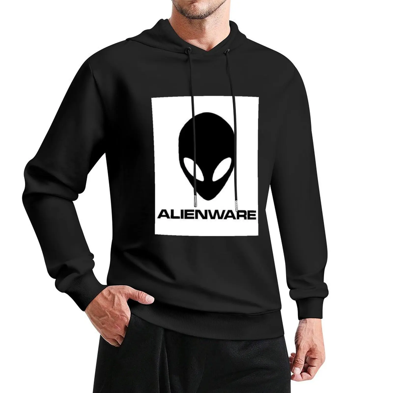 

ALIENWARE [Black] Pullover Hoodie anime clothes japanese style anime clothing new in hoodies