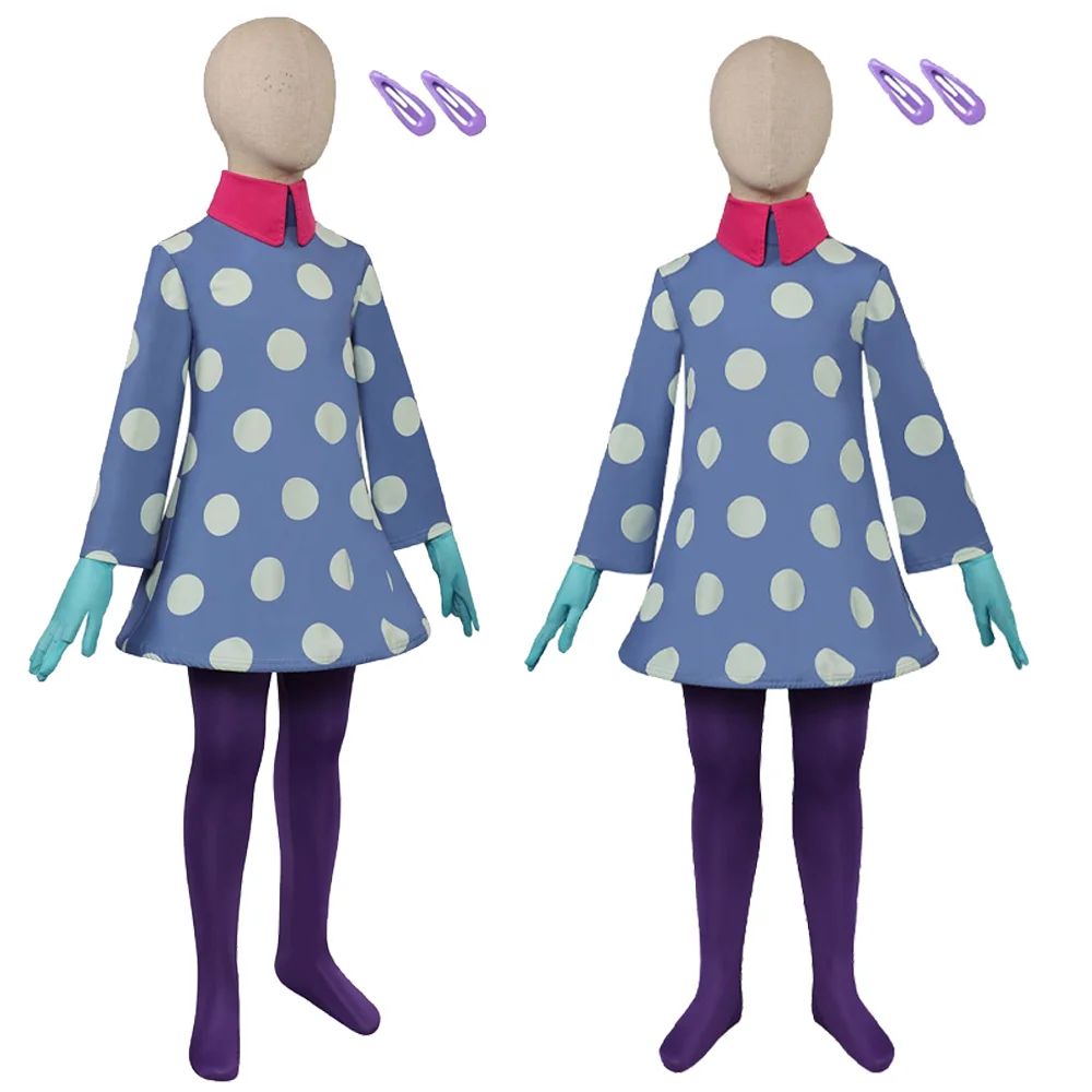 

Envy Cosplay Inside Out 2 Fancy Dress Girls Children Kids Cartoon Fantasia Outfit Halloween Roleplay Costume Party Disguise ﻿