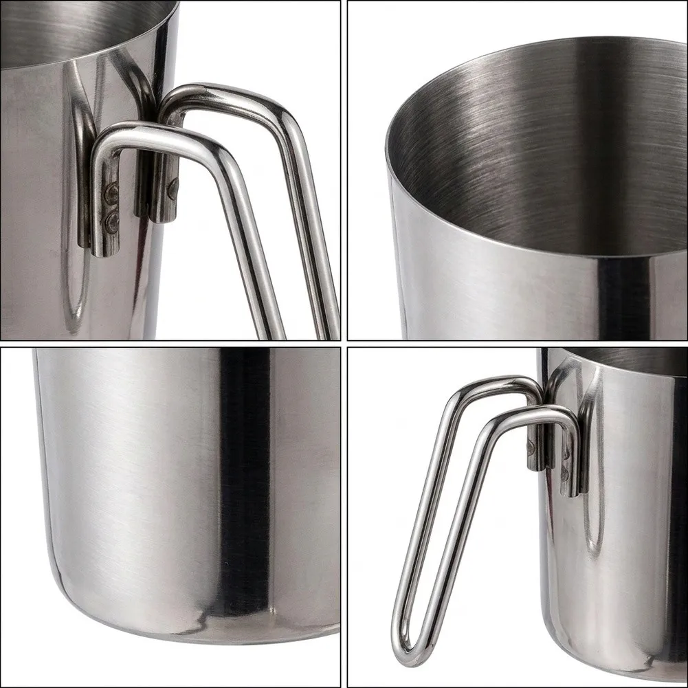 Stainless Steel Inverted Mouthwash Cup Made of 304 Material with Hygienic and Space Saving Design 12x8.7x7.7cm