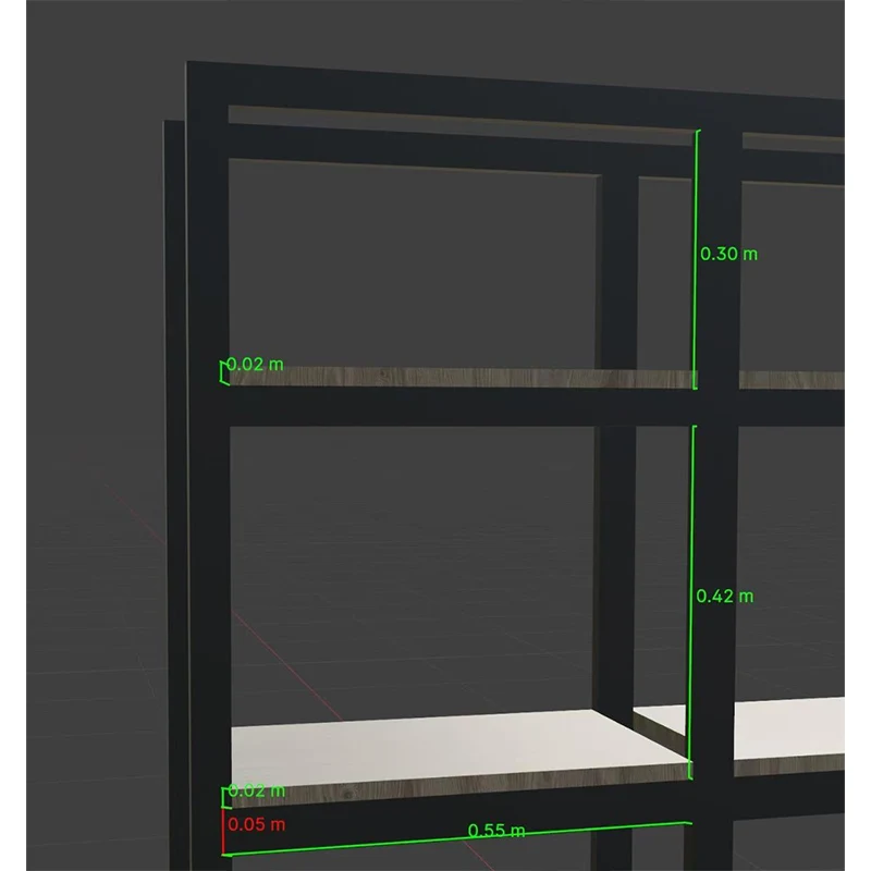 Custom Wood High Office Filing Cabinet with Open Shelves File Cabinet
