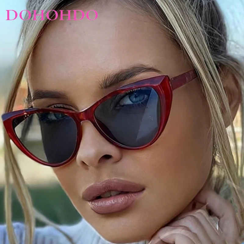 

Retro Cat Eye Luxury Brand Women's Sunglasses Trendy Designer Sunglass Men Driving Travel Fishing Eyeglasses Unisex UV400 Lentes
