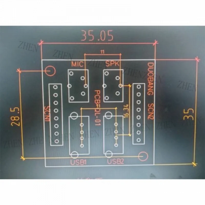 Y Y 2-Port USB 2.0 9Pin 3.5mm Audio Interface Motherboard Front Square Case Panel