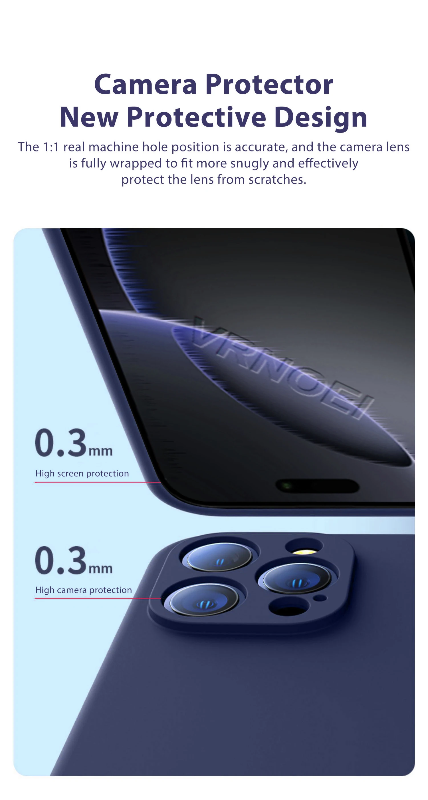 Luxuriöse Objektivschutzhülle für iPhone 17, 11, 12, 13, 14, 15, 16 Pro Max, weiche Stoßstangenabdeckung für Air 14, 15, 16 Plus, Telefonzubehör – Detail 9