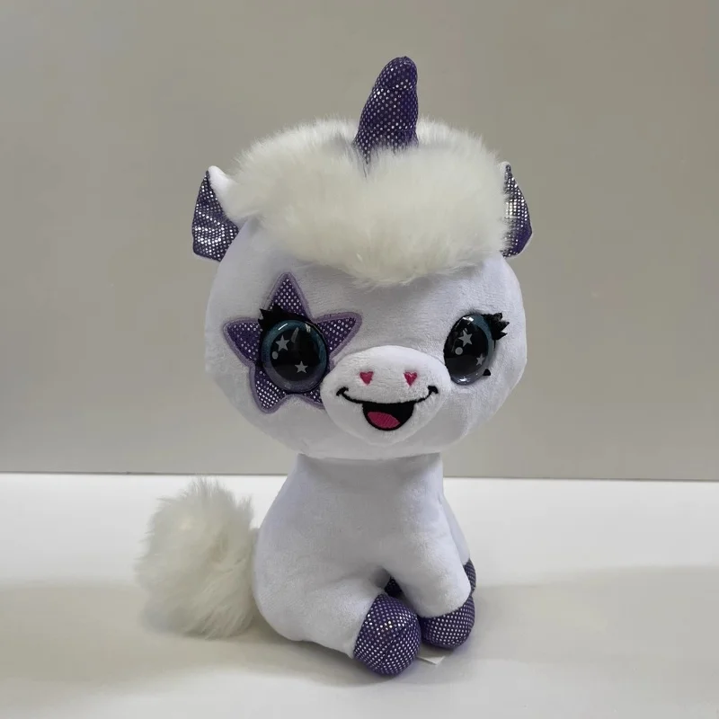 White Unicorn Plush Doll, Children's Holiday Gift, Collection Souvenir Toy