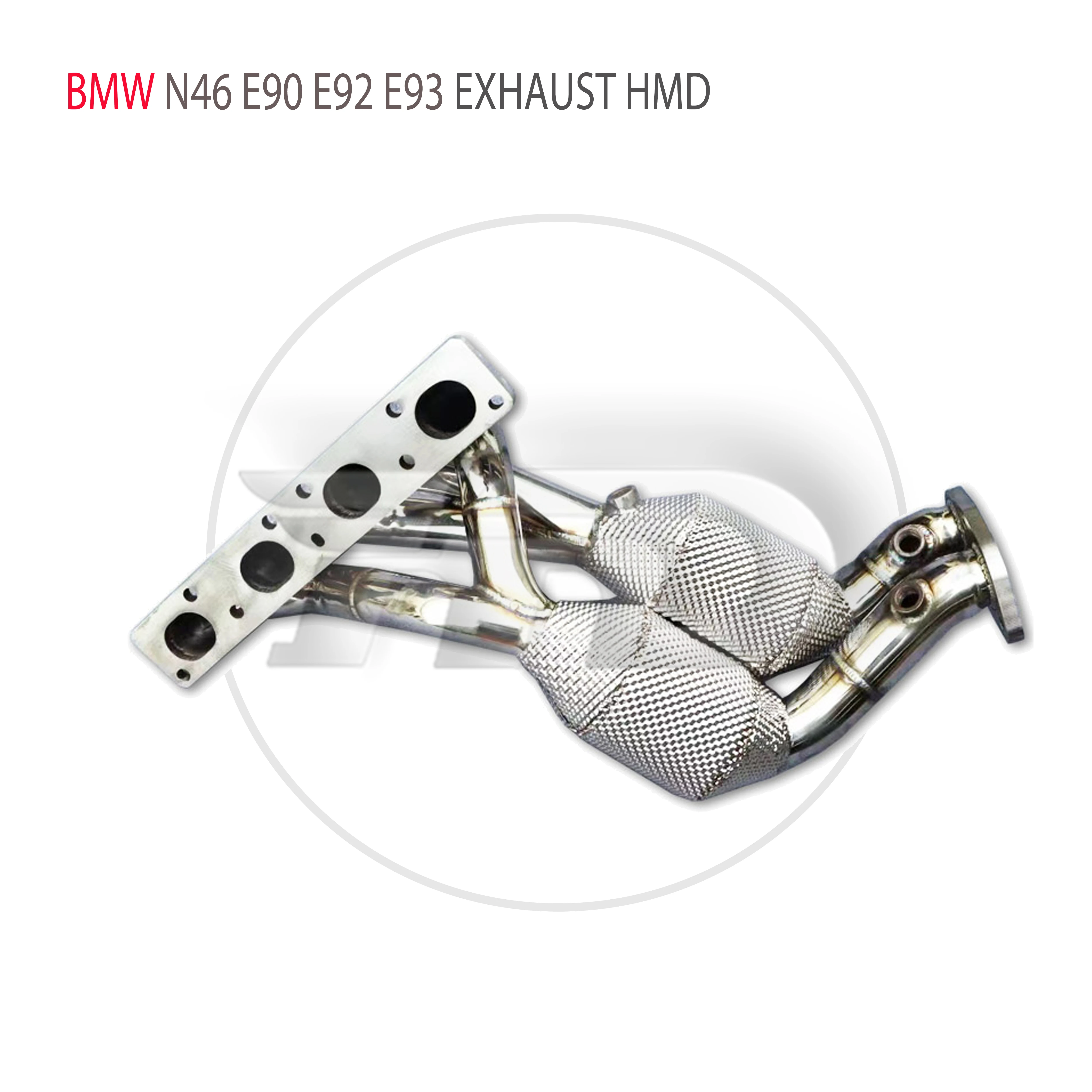 HMD Exhaust System Downpipe Headers for BMW 318i 320i E90 E92 E93 N46 Engine High Flow Performance Manifold With Cat Pipe