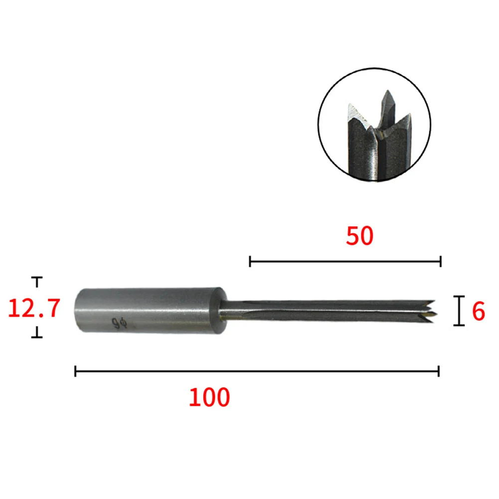 Four Blade Woodworking Drill Bit Mortise Drill High Speed Steel Positive And Negative Tenoning Woodworking Tools