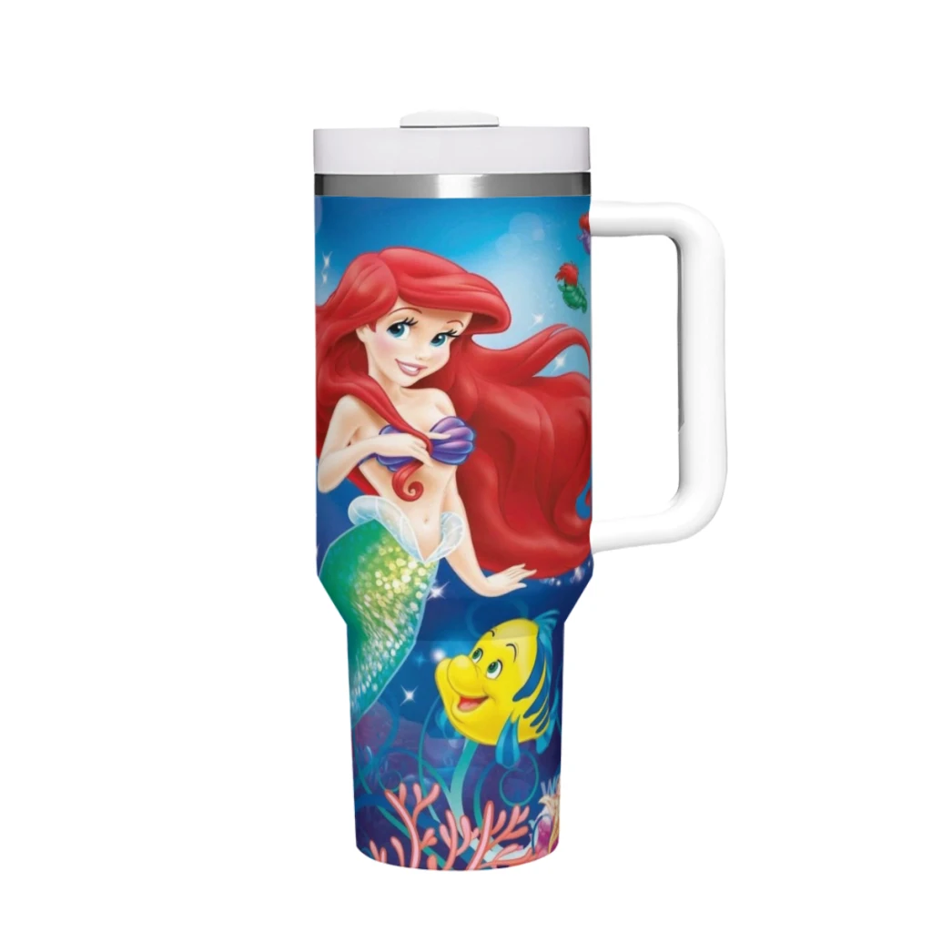 

Car Travel Mugs Princesses Stainless Steel 304 Tumbler Water Bottle 40oz/1200ml