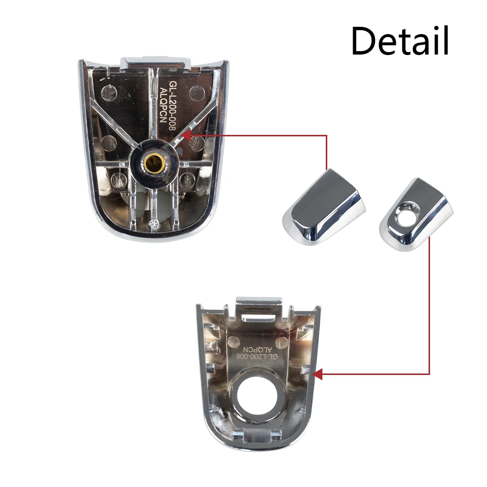 1 шт. наружная крышка дверной ручки Левая Правая хромированная для Mitsubishi Montero 2008-2015 Mitsubishi L200 2005-2015