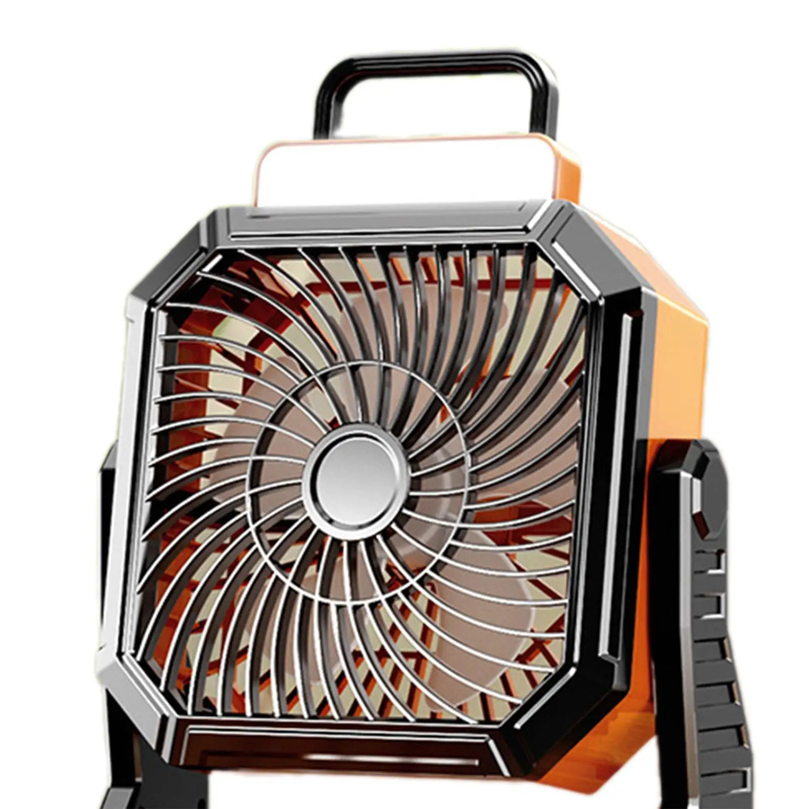 Camping Fan with Light Speed, Pessoal, Silencioso Fan Desk, Ventilador de teto, Ventilador portátil para acampamento, viagens, escritório, pátio, ao ar livre