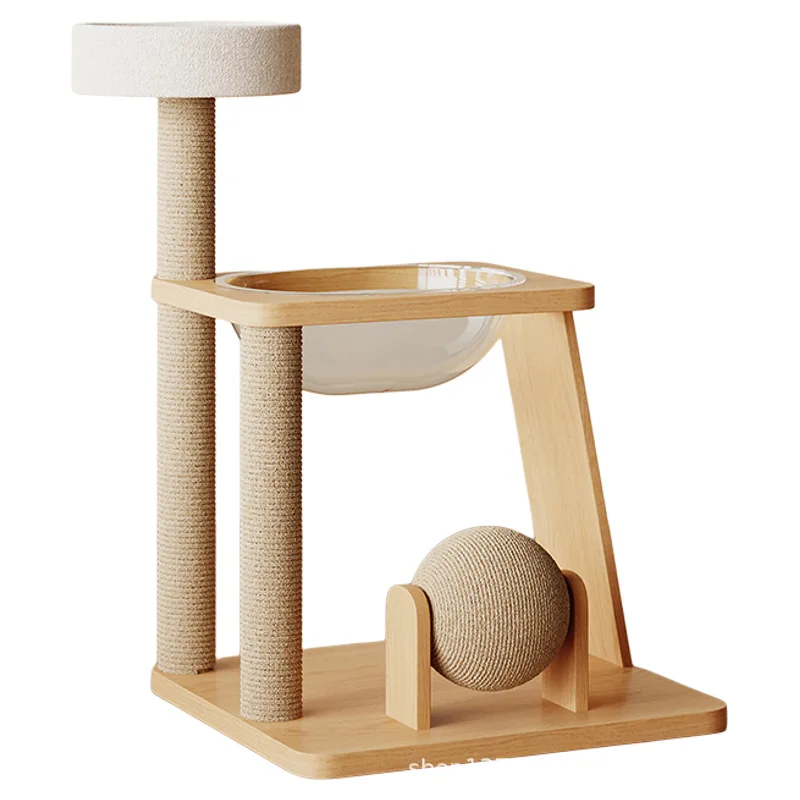 

No footprint cat climbing frame