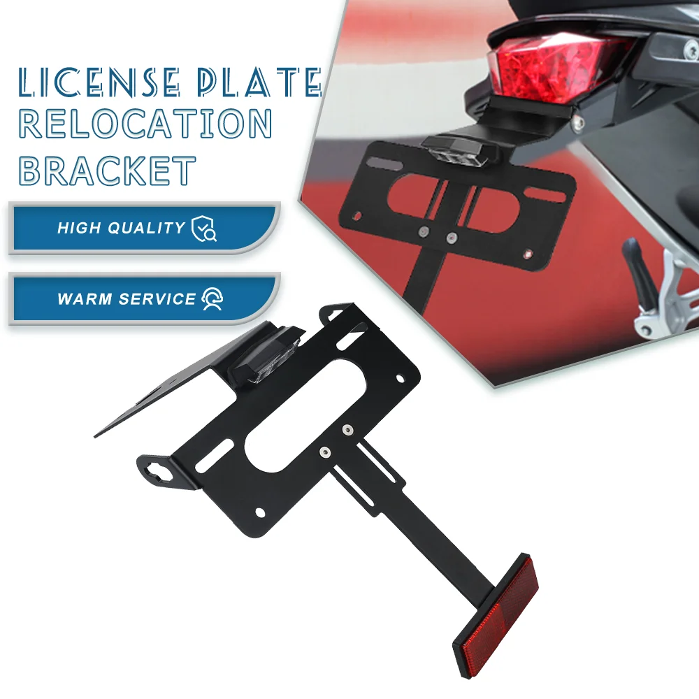 

FOR 690SMC-R/Enduro R 2019-2020-2021-2022-2023-2024 Motorcycle License Plate Holder Bracket Rear Tail Tidy Fender Eliminator Kit