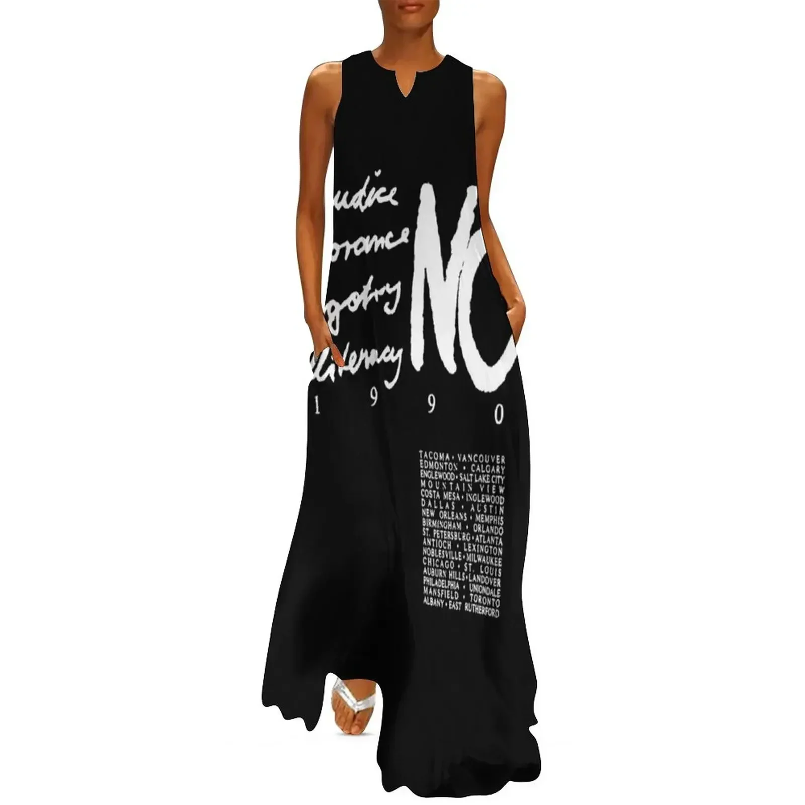 

1990 RARE Janet Jackson Double Sided Rhythm Nation Long Dress summer dress women 2025 Woman fashion purple dress
