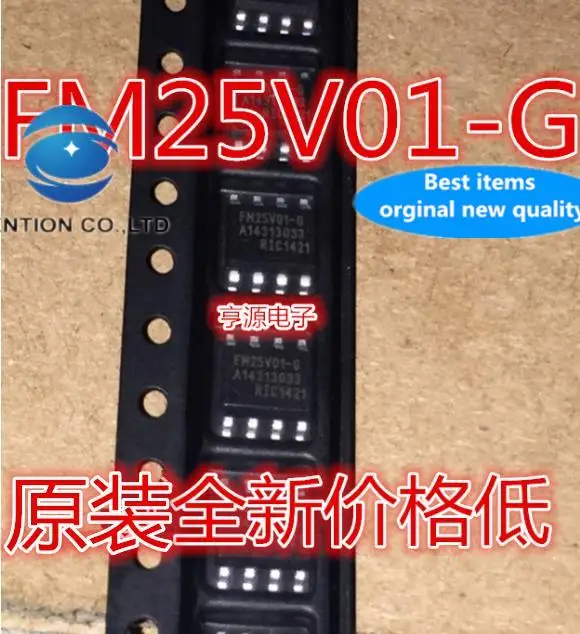 10 piezas 100% original, nuevo, en stock, FM25V01, FM25V01-G, FM25V01-GTR, FM25V01A-G, SOP8