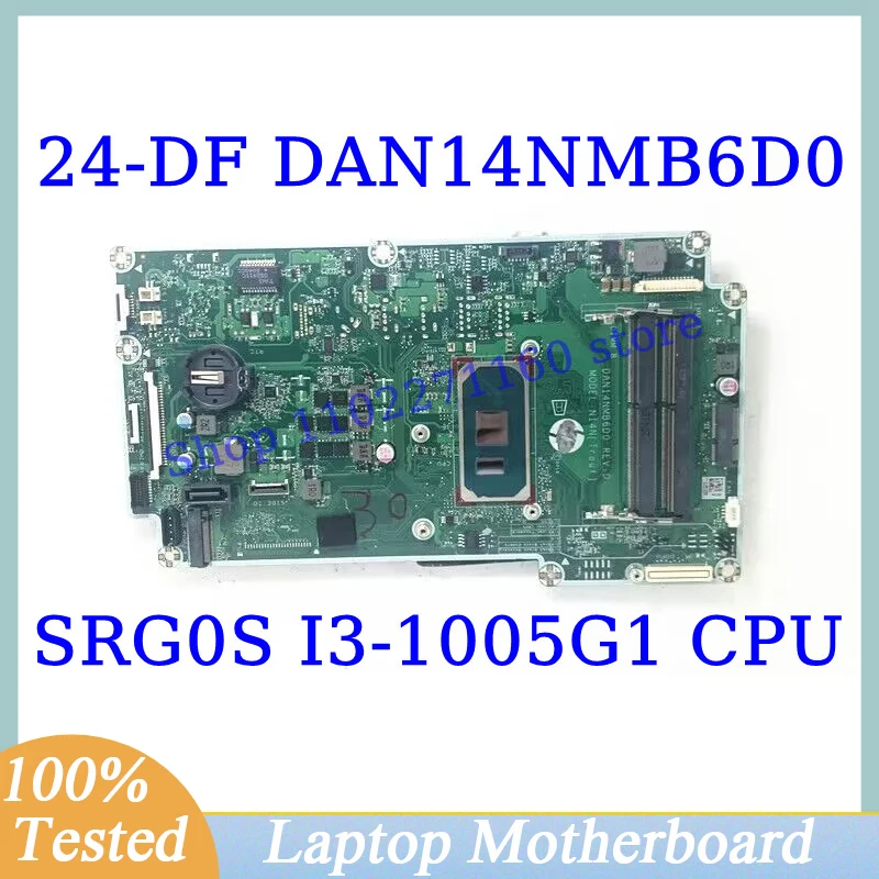 

DAN14NMB6D0 для материнской платы HP All-IN-One 24-DF 27-DP с процессором SRG0S I3-1005G1, материнская плата для ноутбука, 100% полностью протестирована, работает хорошо