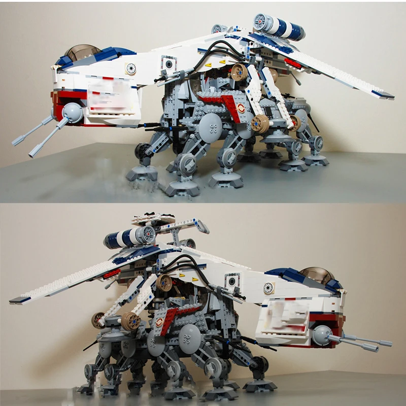 1788 Teile AT-OT Dropship AT-OT Walker Starfighter Space 05053 10195 Modellbausatz Spielzeug Kompatibel mit Bausteinen – Detail 1