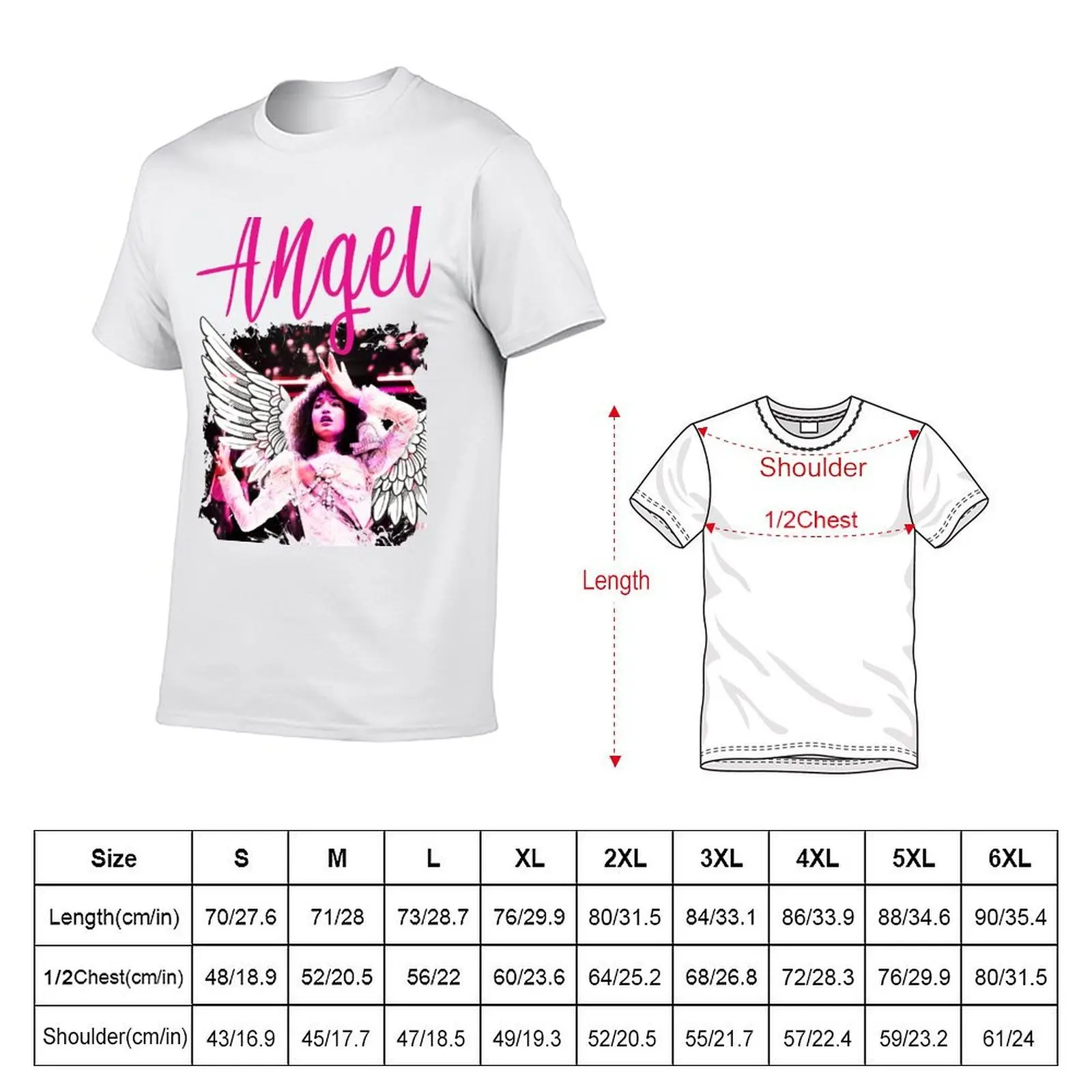 Pose - Angel T-Shirt graphic t shirts for man t shirts for man pack white t shirt man cotton T-shirt