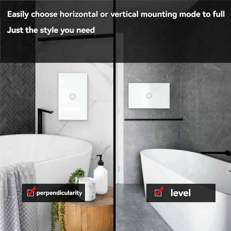 Wifi Boiler Switch Water Heater Controller 20A Tuya Smart APP Remote Control Alexa Home Voice Glass Panel US Plug