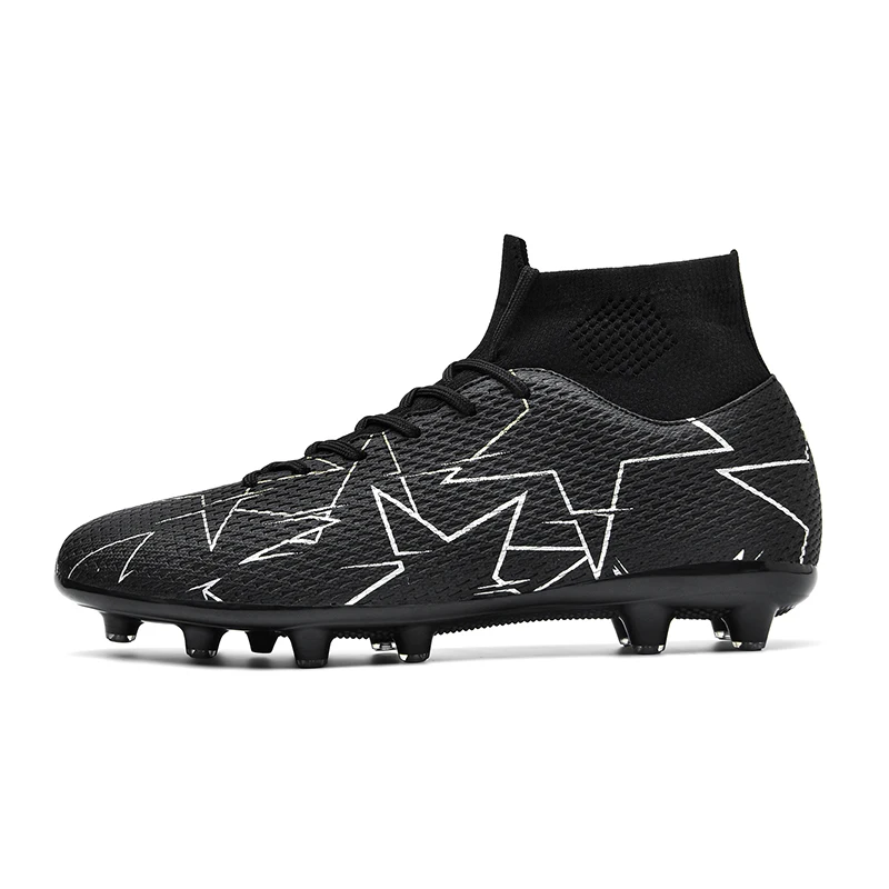 

Men‘s Professional Light Non-Slip Football Boots Soft TF/AG Soccer Shoes Cleats Grass Training Sneakers Outdoor Sport Footwears