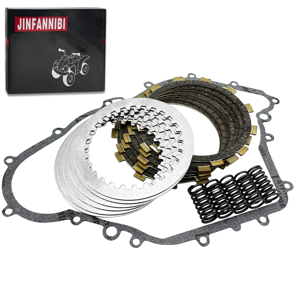 

Complete Clutch Kit Heavy Duty Springs and Gasket Compatible for Yamaha Wolverine 350 YFM350FX 1995-2005