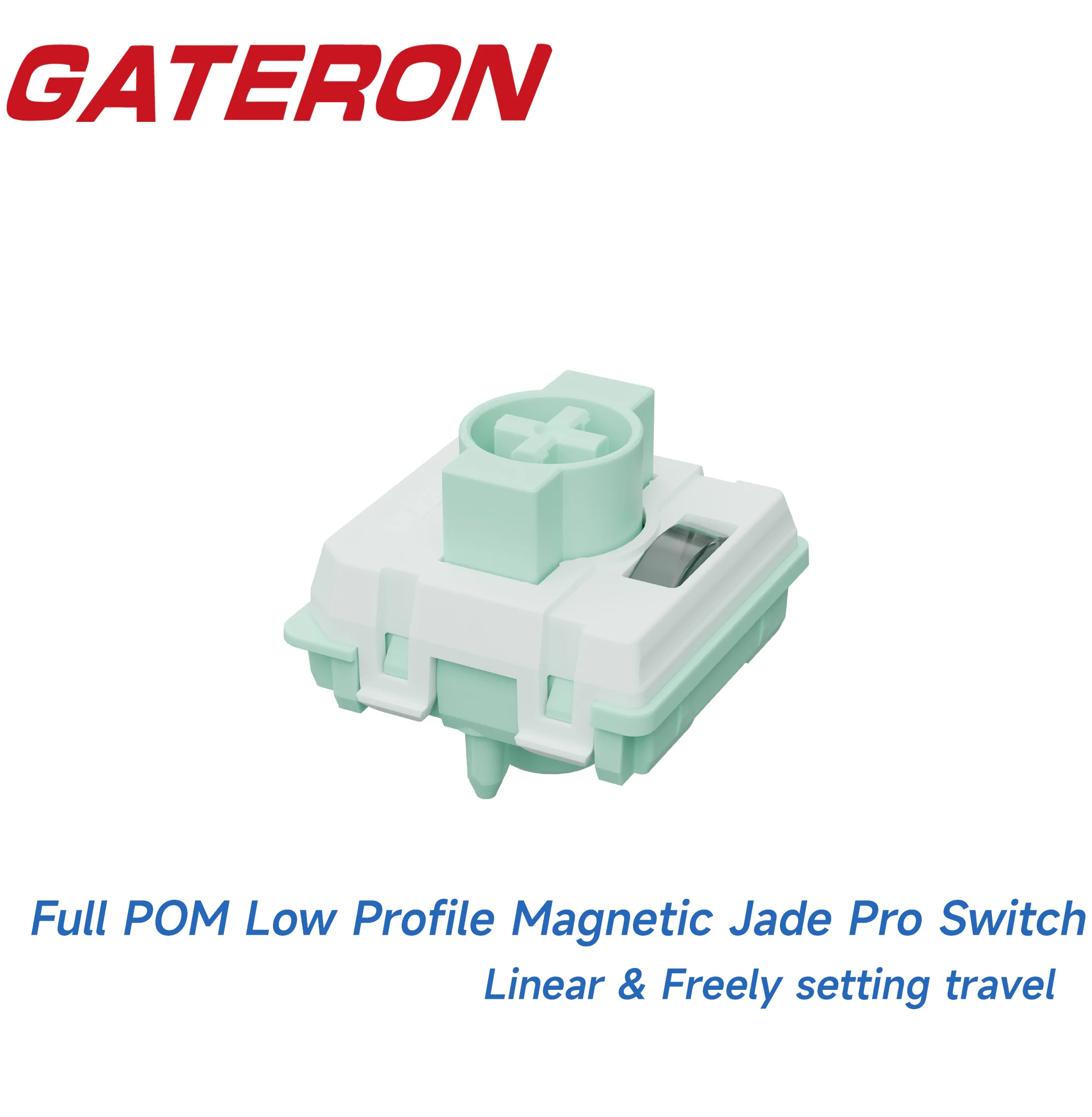 GATERON Low Profile Magnetic Set Keyboard Switch 3 Pin RGB Customized DIY Hot Swap Magnetic Keyboard Gaming Office