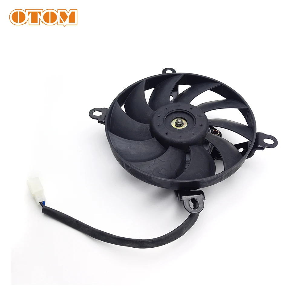 OTOM Motorcycle Radiator Fan Cooling Water Oil Cooler Engine Electric Power Large Air Volume For KTM CRF YZF KXF RMZ Dirt Bikes