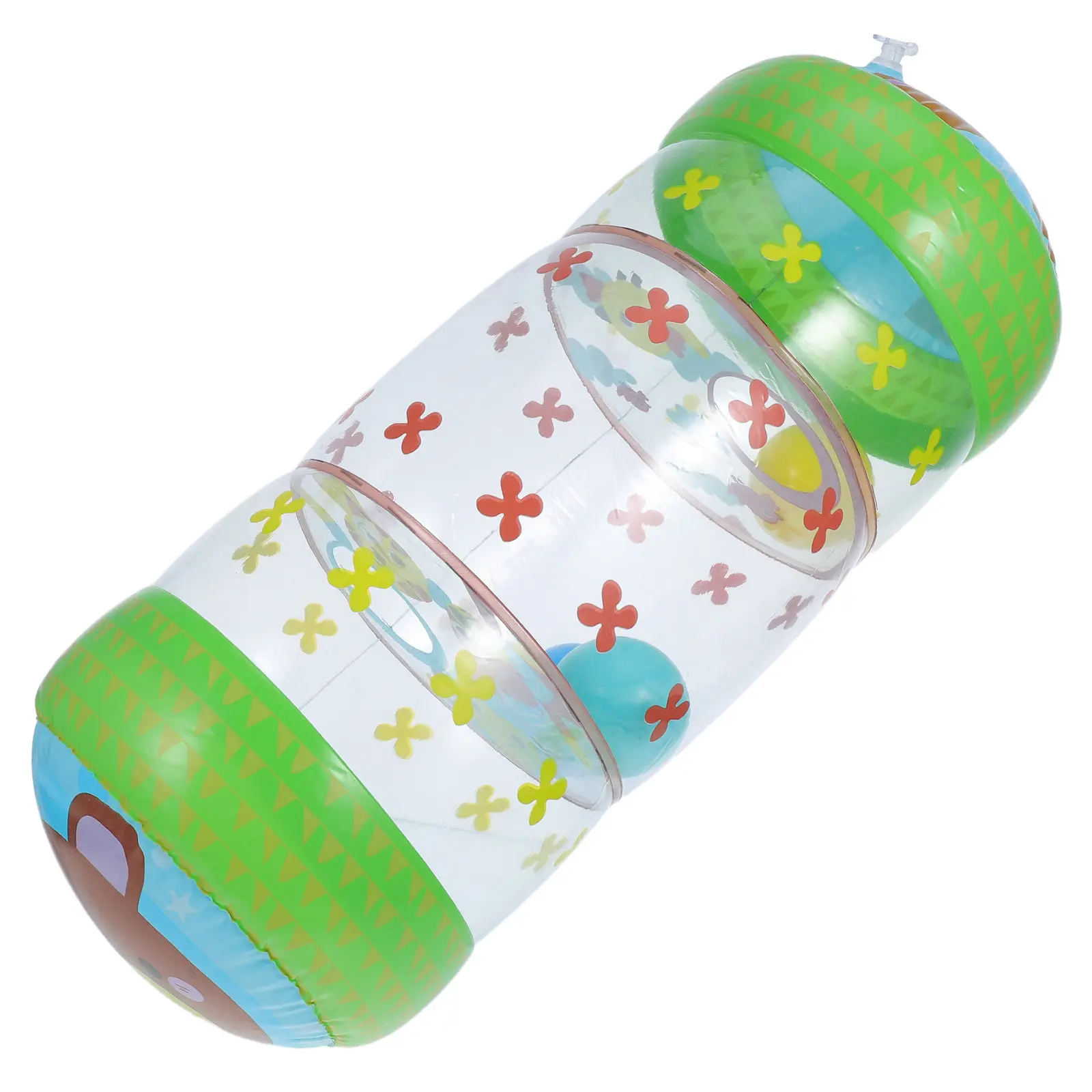 rullo-gonfiabile-colorato-per-gattonare-con-finestra-di-osservazione-trasparente-e-pallina-sonora-per-stimolazione-sensoriale-e-motricita-dei-neonati