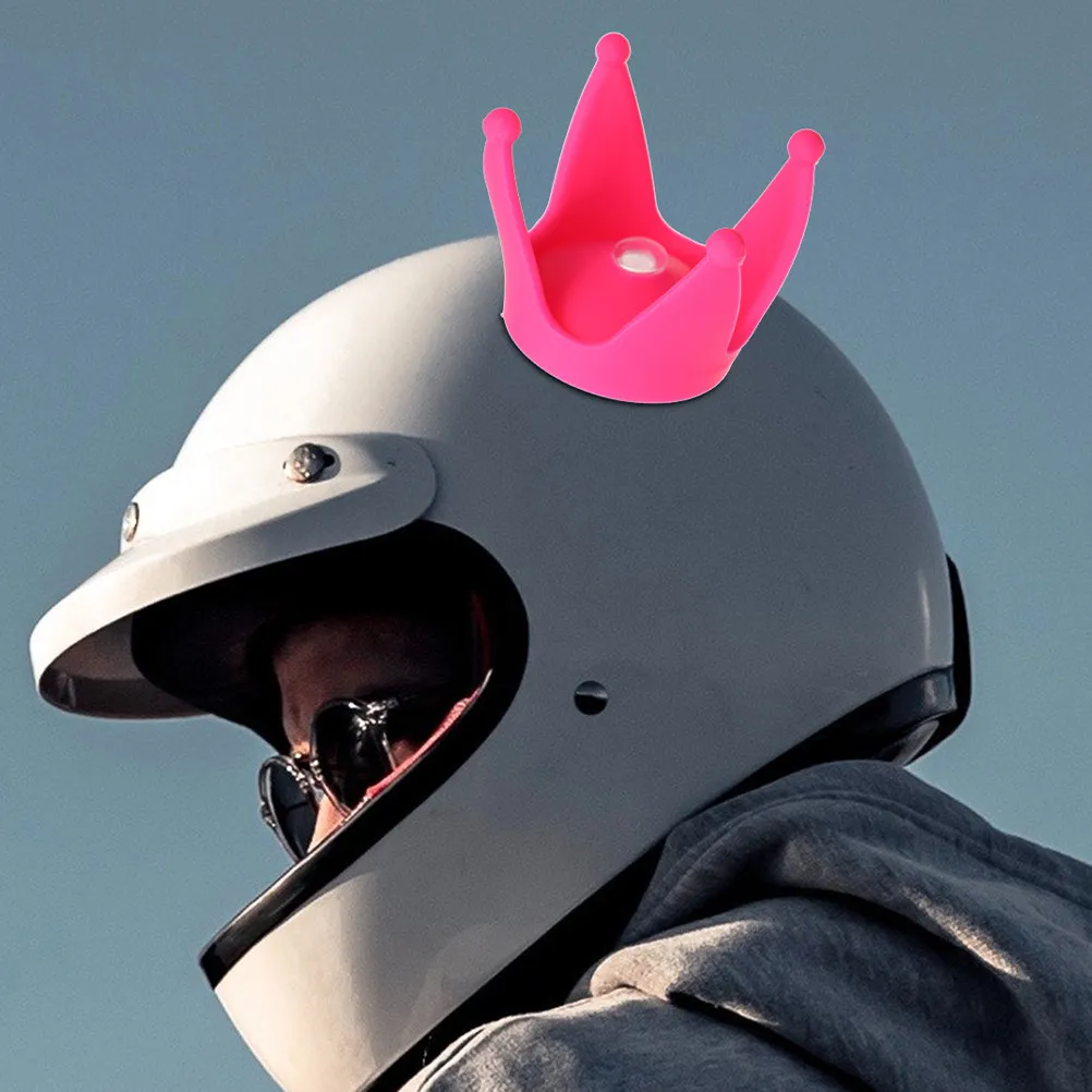 

2Pcs Decoration Cute Motorcycle Tops Decorations Strong Suction Universal Fit for Bike Ski Helmets Women Riders