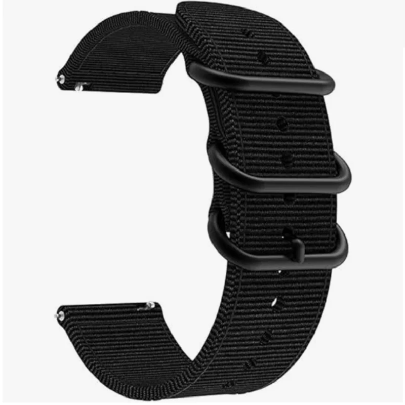 Pulseira de relógio de nylon para Garmin, Samsung, Huawei, Xiaomi, Smartwatch Haylou Polar, pulseira respirável, 20mm, 22mm, 30pcs